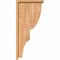 Ekena Millwork Ridgewood Smooth Corbel w/Backplate, Western Red Cedar, 5 1/2"W x 14"D x 30"H COR06X14X30RID01SWR - alternate 2